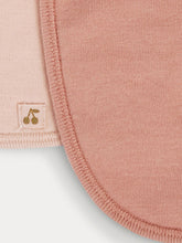 Load image into Gallery viewer, Set of Three Cotton Bibs for Baby pale pink
