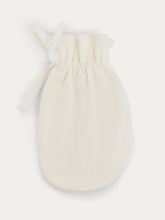 Load image into Gallery viewer, Organic cotton mittens milk white
