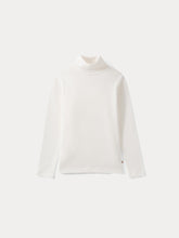 Load image into Gallery viewer, Thin turtleneck sweater milk white
