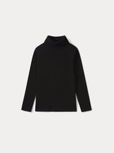 Load image into Gallery viewer, Thin turtleneck sweater black
