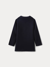 Load image into Gallery viewer, Girls' Cashmere Coat navy
