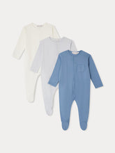 Load image into Gallery viewer, Cosima Pajamas Set Northern Blue
