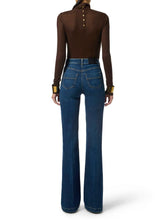 Load image into Gallery viewer, Palazzo jeans with buttons
