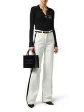 Load image into Gallery viewer, Jeans with satin bands
