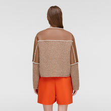 Load image into Gallery viewer, Shearling bomber jacket
