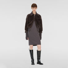 Load image into Gallery viewer, Shearling bomber jacket
