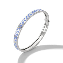 Load image into Gallery viewer, L'Arc de DAVIDOR Bangle PM, 18k White Gold with Lacquered Ceramic - DAVIDOR
