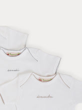 Load image into Gallery viewer, Baby Day-of-the-Week Onesies white
