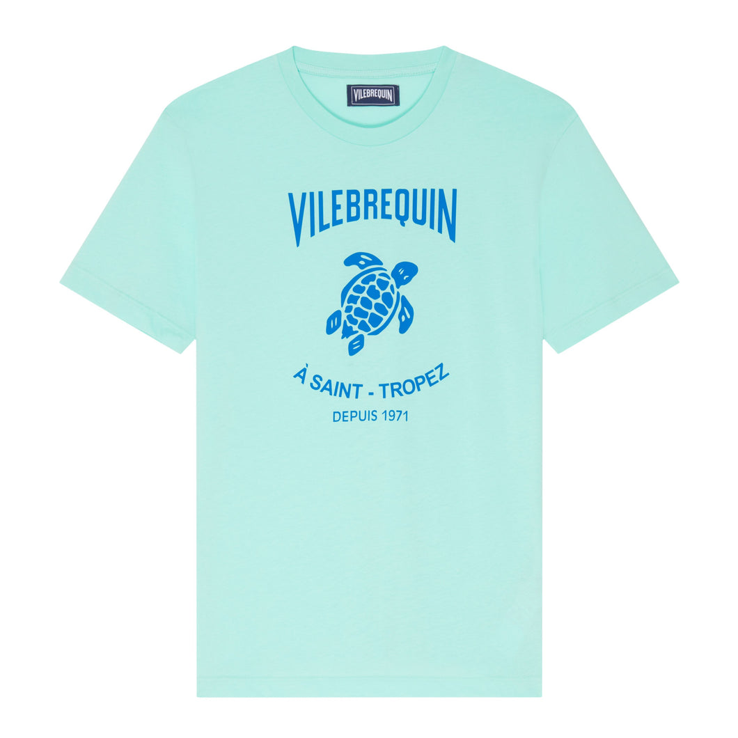 Cotton T-shirt Contrasted Placed Gomy Logo