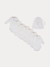 Load image into Gallery viewer, Days of the Week Lots of bodysuits in White
