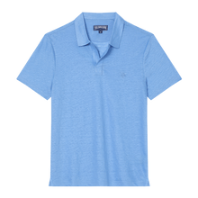 Load image into Gallery viewer, Linen Jersey Polo Solid
