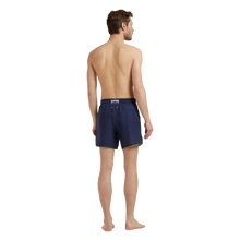 Load image into Gallery viewer, Linen Swim Shorts Solid
