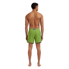 Load image into Gallery viewer, Linen Swim Shorts Solid
