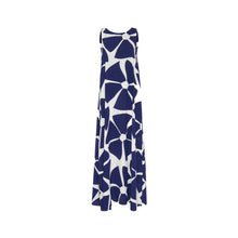 Load image into Gallery viewer, Long Silk Crepe de chine Dress Big Flowers

