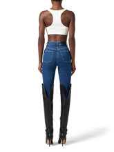 Load image into Gallery viewer, Top in lightweight crêpe fabric with crystals
