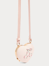 Load image into Gallery viewer, Ekko velvet bag with cherry motif
