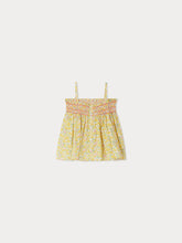 Load image into Gallery viewer, Apolline smocked blouse made with Liberty fabrics
