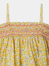 Load image into Gallery viewer, Apolline smocked blouse made with Liberty fabrics

