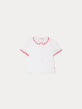 Load image into Gallery viewer, Ezzie blouse with English embroidery
