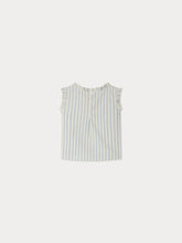Load image into Gallery viewer, Lou striped blouse with ruffles
