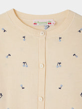Load image into Gallery viewer, Feli cardigan with cherry embroideries
