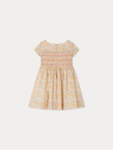 Load image into Gallery viewer, Duchesse smocked dress made with multicolor Liberty fabrics

