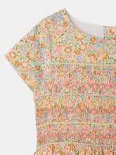 Load image into Gallery viewer, Duchesse smocked dress made with multicolor Liberty fabrics
