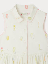 Load image into Gallery viewer, Anne sleeveless dress with ice-cream print
