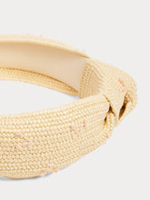 Load image into Gallery viewer, Edeline raffia headband with bow
