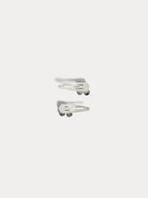 Load image into Gallery viewer, Felisa bicolor hair clips with cherry motifs
