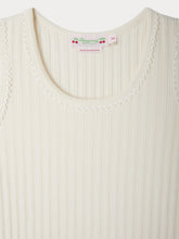 Load image into Gallery viewer, Edina tank top ribbed with fine lace
