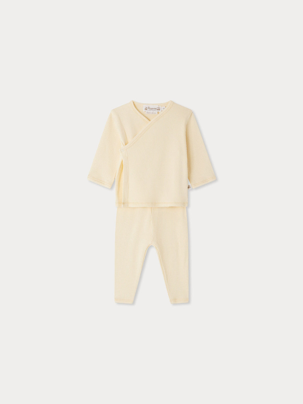 Timao crossover set in ribbed cotton