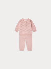 Load image into Gallery viewer, Eliette set with collar in fancy stitch
