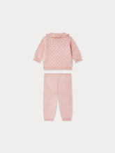 Load image into Gallery viewer, Eliette set with collar in fancy stitch
