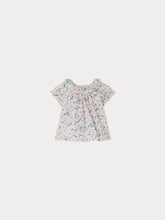 Load image into Gallery viewer, Lara blouse with a ruffled collar made with Liberty fabrics

