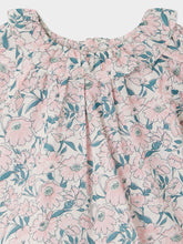 Load image into Gallery viewer, Lara blouse with a ruffled collar made with Liberty fabrics
