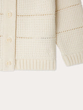 Load image into Gallery viewer, Elina cardigan in openwork cotton
