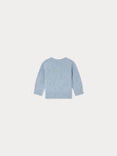Load image into Gallery viewer, Teyana cashmere cardigan with cherry motifs
