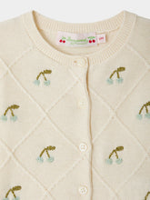 Load image into Gallery viewer, Fayana cardigan with cherry embroideries
