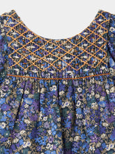 Load image into Gallery viewer, Cadelili smocked dress made with Liberty fabrics
