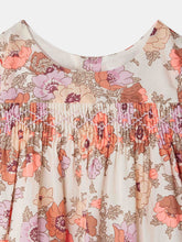 Load image into Gallery viewer, Clothibis dress smocked made with Liberty fabrics
