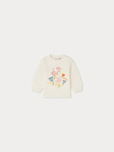 Load image into Gallery viewer, Almire cashmere sweater with floral embroideries
