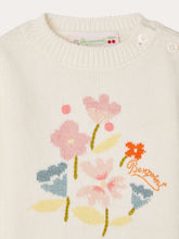 Load image into Gallery viewer, Almire cashmere sweater with floral embroideries
