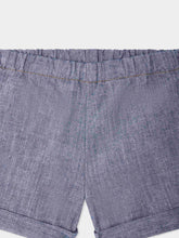 Load image into Gallery viewer, Ecady shorts in blue chambray
