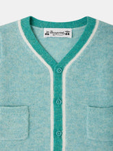 Load image into Gallery viewer, Tahiel cashmere cardigan with contrasts

