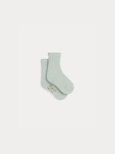 Load image into Gallery viewer, Elwen socks in blue cotton
