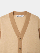 Load image into Gallery viewer, Edouard V-neck cardigan in organic cotton and cashmere
