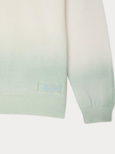 Load image into Gallery viewer, Tahar green dip-dye sweater in organic cotton
