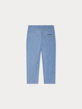 Load image into Gallery viewer, Tilyo chambray chino trousers in organic cotton
