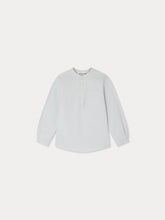 Load image into Gallery viewer, Claude shirt with mandarin collar in organic cotton
